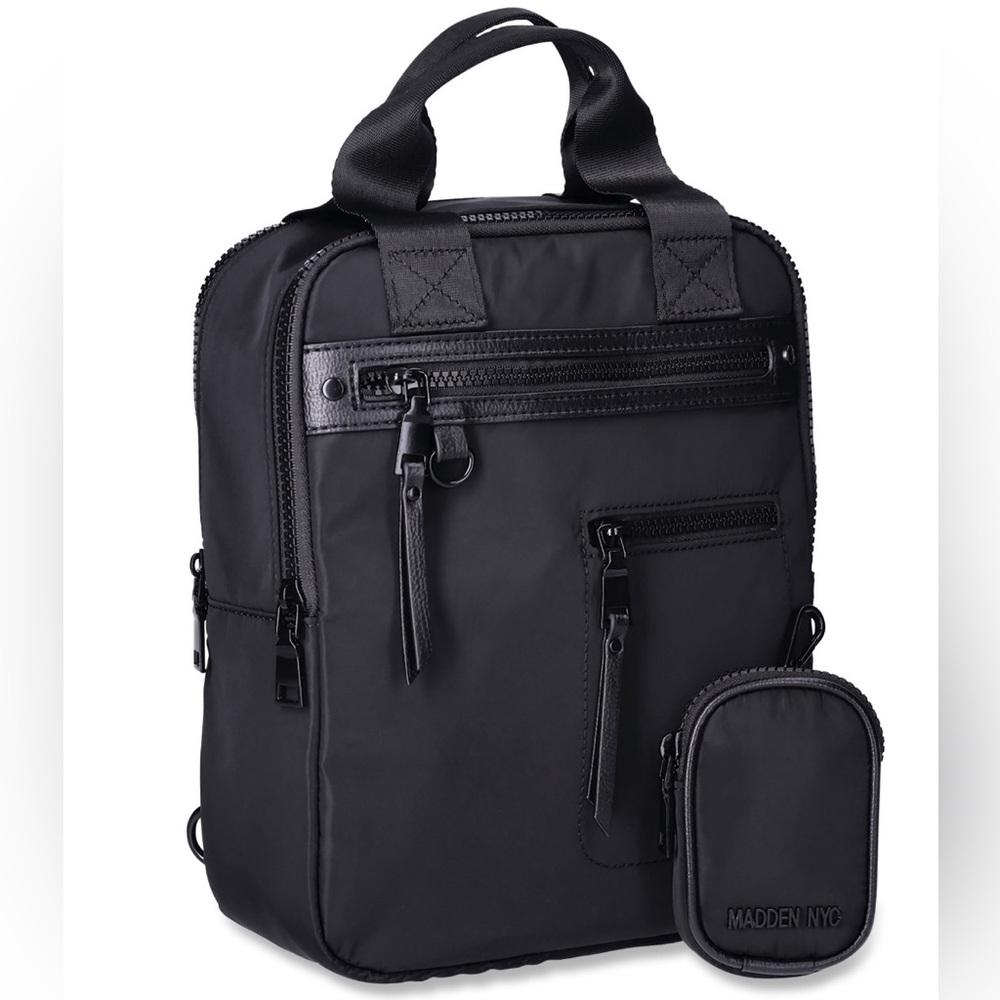 NWT Madden NYC Multi Pocket Convertible (mini) Backpack